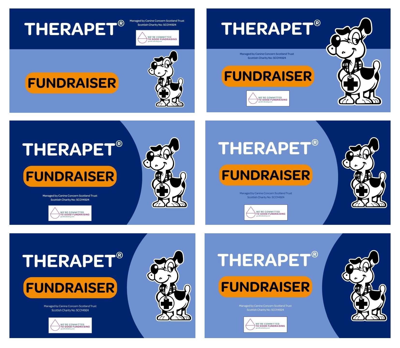 Fundraiser Banners Spread