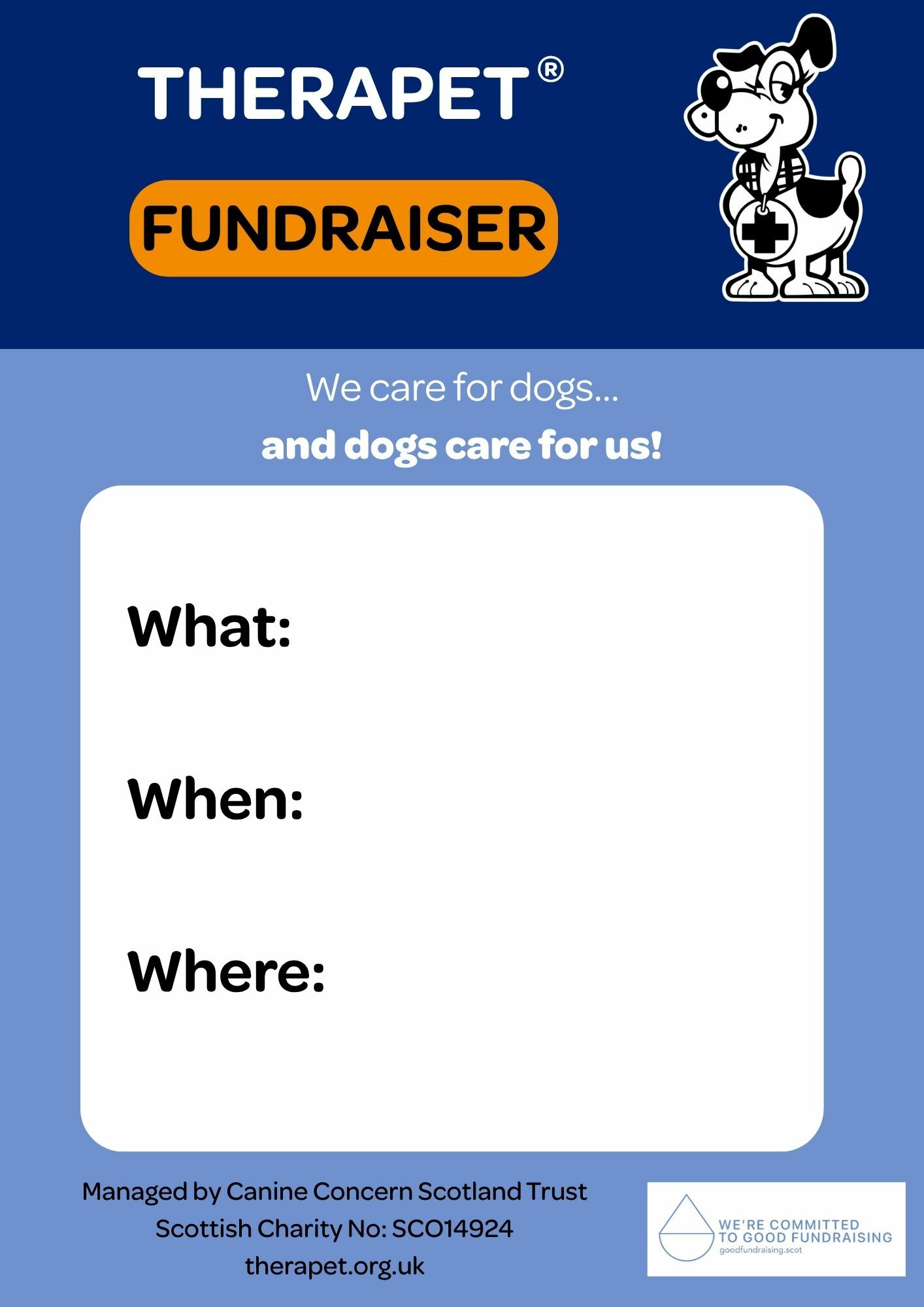 Fundraiser Poster